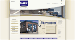 Desktop Screenshot of mdk-metallbau.com